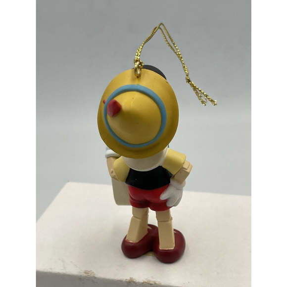 Disney Christmas Magic Ornaments W/Box Pinocchio Jiminy Oliver Figaro Set/4 - Picture 6 of 12